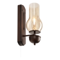 Brilagi - LED Zidna svjetiljka COTTAGE 1xE14/40W/230V bukva/smeđa