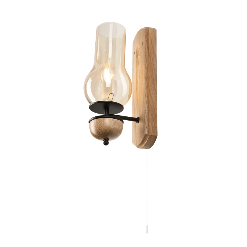 Brilagi - LED Zidna svjetiljka COTTAGE 1xE14/40W/230V hrast/smeđa