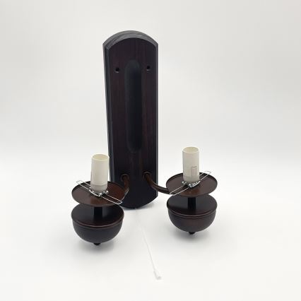 Brilagi - LED Zidna svjetiljka COTTAGE 2xE14/40W/230V bukva/bijela