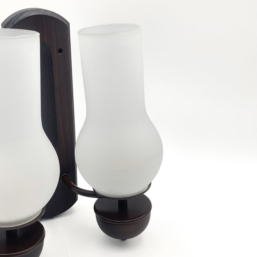 Brilagi - LED Zidna svjetiljka COTTAGE 2xE14/40W/230V bukva/bijela
