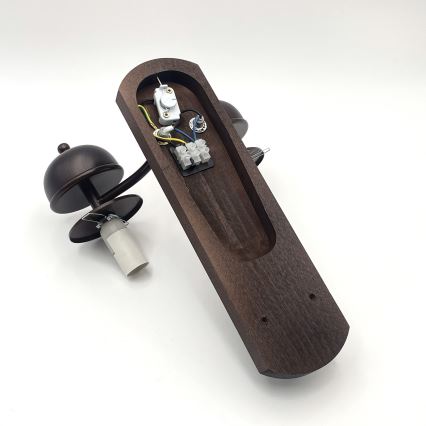 Brilagi - LED Zidna svjetiljka COTTAGE 2xE14/40W/230V bukva/bijela