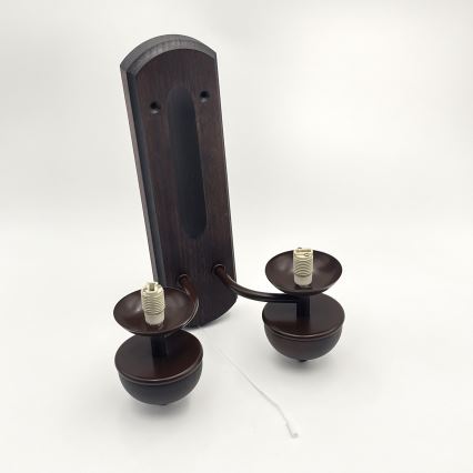 Brilagi - LED Zidna svjetiljka COTTAGE 2xG9/40W/230V bukva/bijela