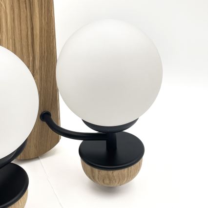 Brilagi - LED Zidna svjetiljka COTTAGE 2xG9/40W/230V hrast/bijela