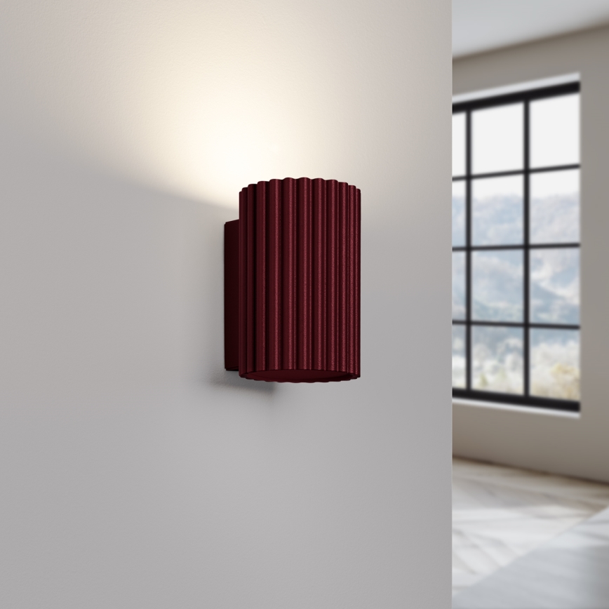 Brilagi - LED zidna svjetiljka CRESTO 1xGU10/10W/230V 10 cm burgundska