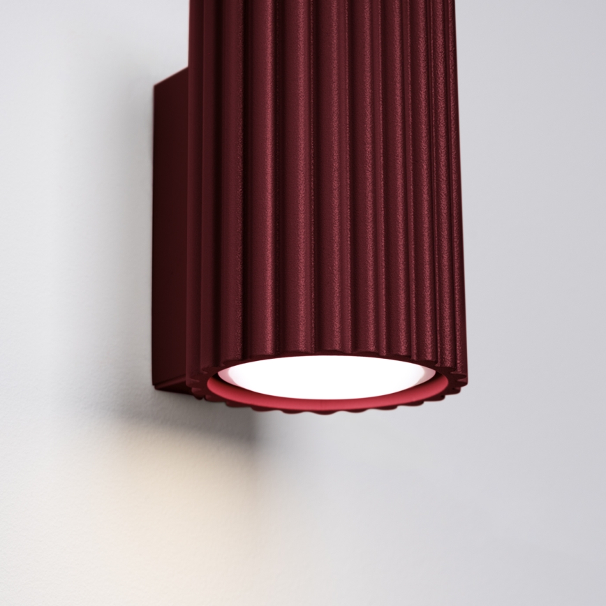 Brilagi - LED zidna svjetiljka CRESTO 1xGU10/10W/230V 10 cm burgundska
