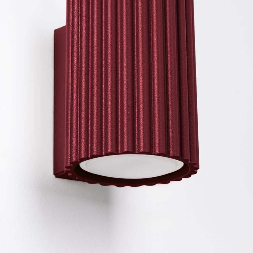Brilagi - LED zidna svjetiljka CRESTO 1xGU10/10W/230V 10 cm burgundska