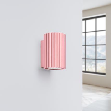 Brilagi - LED zidna svjetiljka CRESTO 1xGU10/10W/230V 10 cm ružičasta