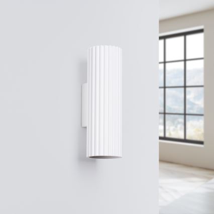 Brilagi - LED zidna svjetiljka CRESTO 2xGU10/10W/230V 20 cm bijela