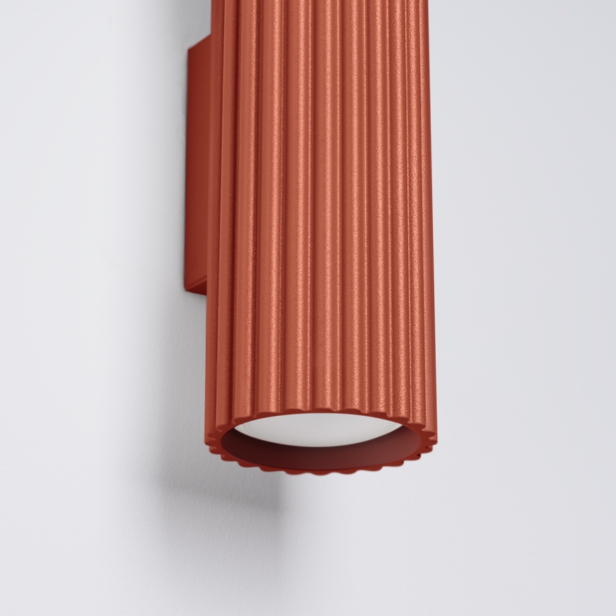 Brilagi - LED zidna svjetiljka CRESTO 2xGU10/10W/230V 20 cm crvena