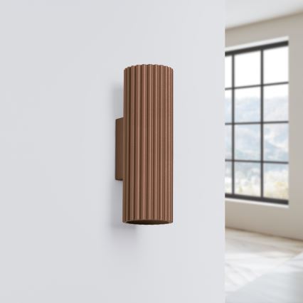 Brilagi - LED zidna svjetiljka CRESTO 2xGU10/10W/230V 20 cm smeđa