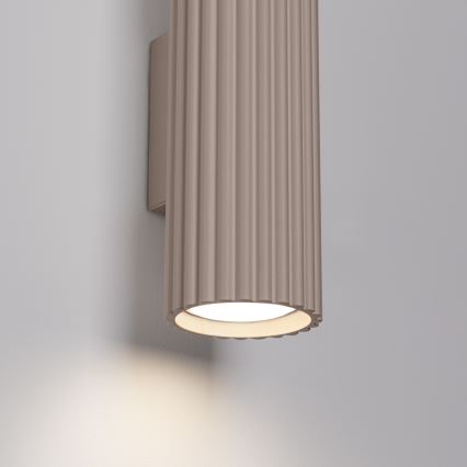 Brilagi - LED zidna svjetiljka CRESTO 2xGU10/10W/230V 20 cm taupe