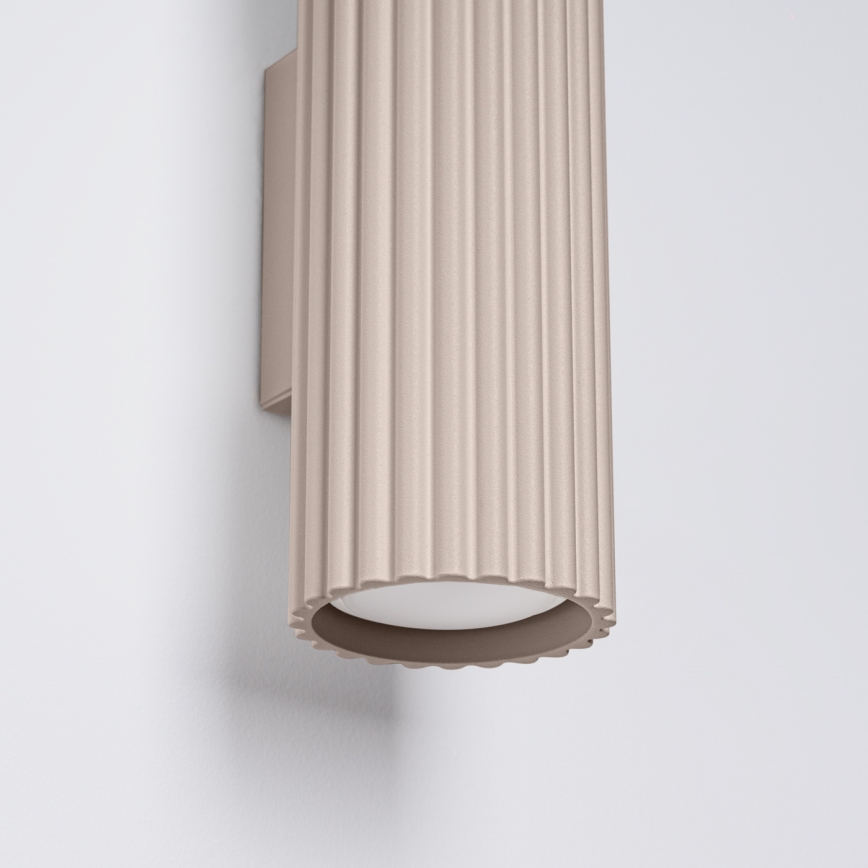 Brilagi - LED zidna svjetiljka CRESTO 2xGU10/10W/230V 20 cm taupe
