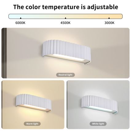 Brilagi - LED zidna svjetiljka FALCON MODERN LED/10W/230V 30 cm 3000/4500/6000K bijela