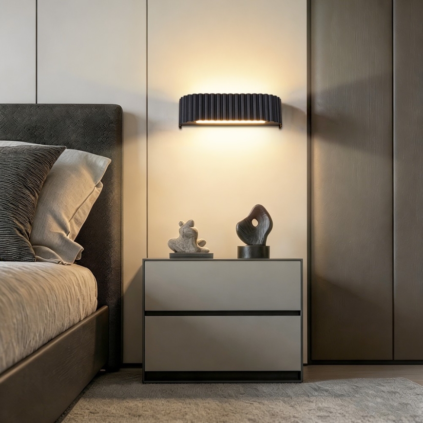 Brilagi - LED zidna svjetiljka FALCON MODERN LED/10W/230V 30 cm 3000/4500/6000K crna