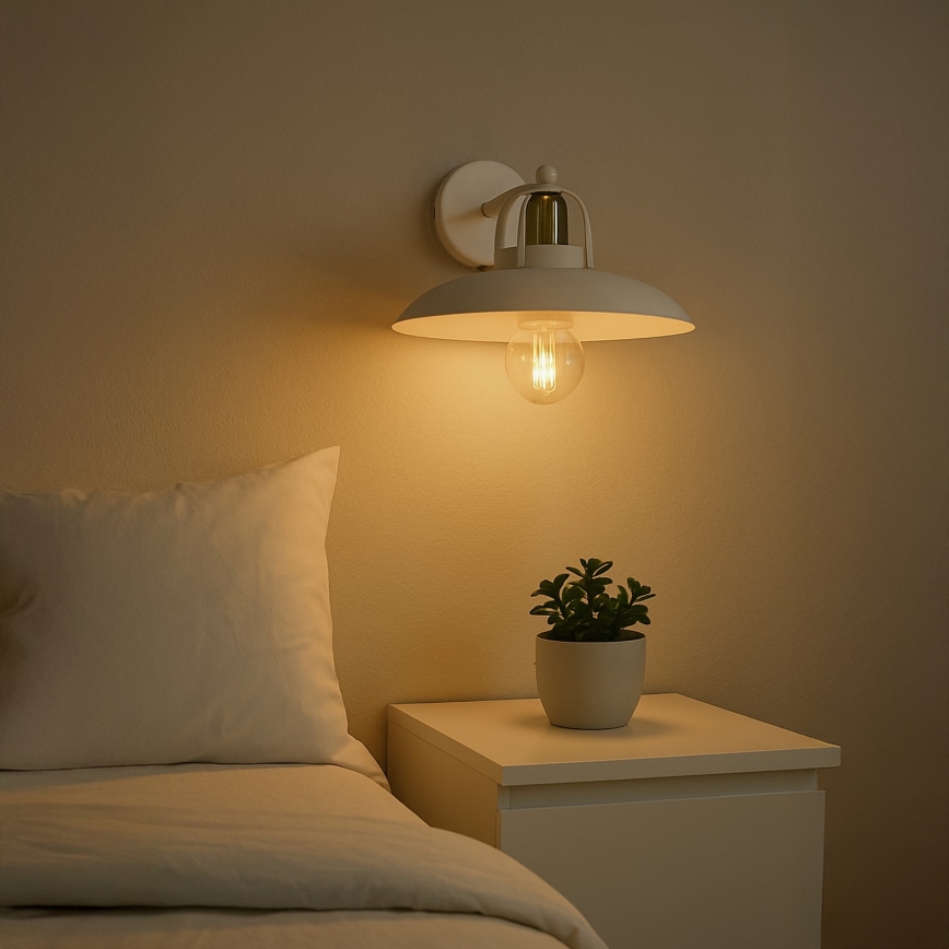 Brilagi - LED Zidna svjetiljka FLAMENGO 1xE27/60W/230V bijela