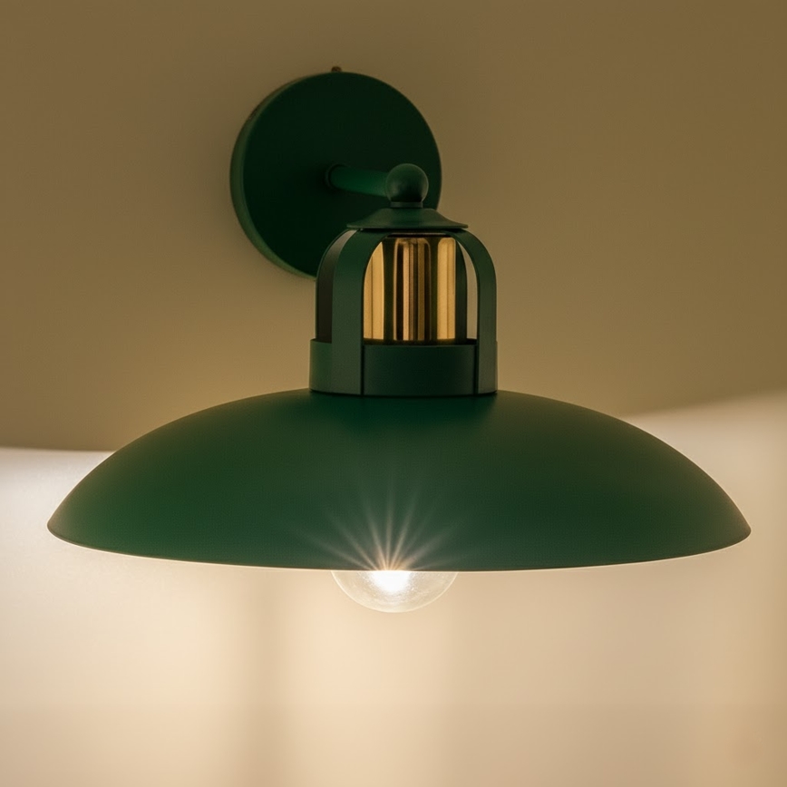 Brilagi - LED Zidna svjetiljka FLAMENGO 1xE27/60W/230V zelena