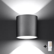 Brilagi -  LED Zidna svjetiljka FRIDA 1xG9/4W/230V siva