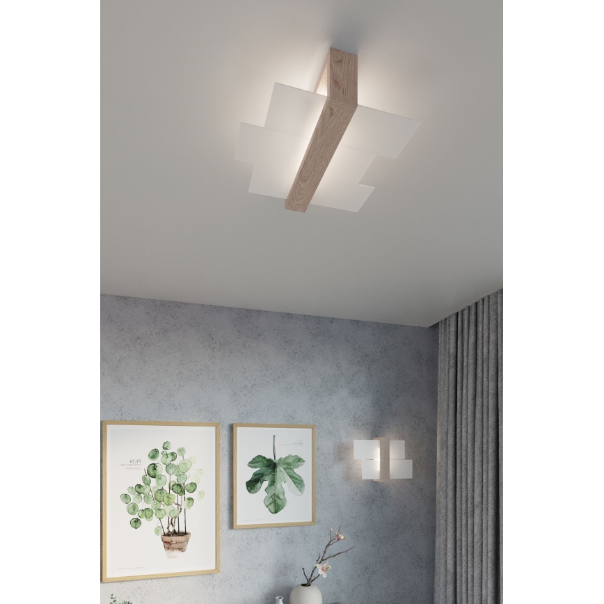 Brilagi -  LED Zidna svjetiljka HERA 1xE27/7,5W/230V drvo