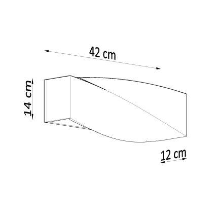 Brilagi -  LED Zidna svjetiljka KERRY 1xE27/7,5W/230V keramika/bijela