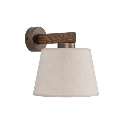 BRILAGI - LED zidna svjetiljka LATTE 1xE27/15W/230V borovina/bež