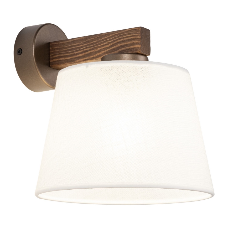 BRILAGI - LED zidna svjetiljka LATTE 1xE27/15W/230V borovina/bijela