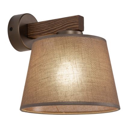 BRILAGI - LED Zidna svjetiljka LATTE 1xE27/15W/230V borovina/smeđa