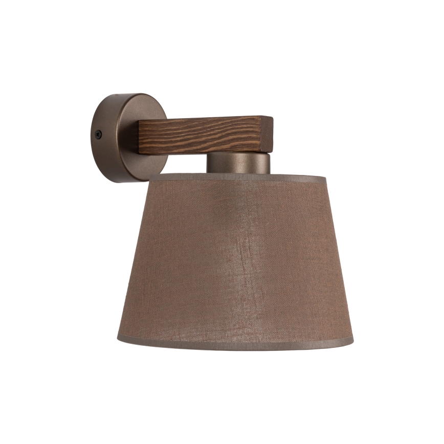 BRILAGI - LED Zidna svjetiljka LATTE 1xE27/15W/230V borovina/smeđa