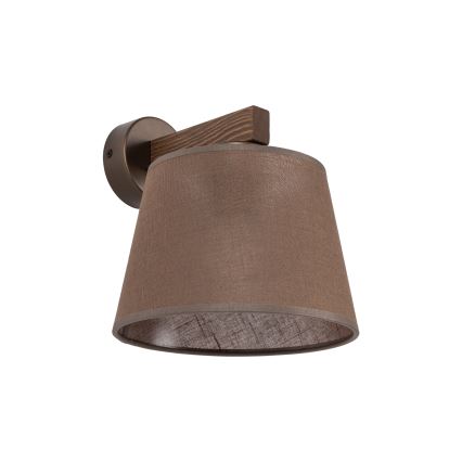 BRILAGI - LED Zidna svjetiljka LATTE 1xE27/15W/230V borovina/smeđa