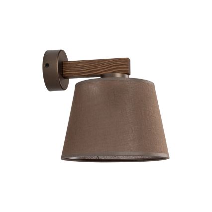 BRILAGI - LED Zidna svjetiljka LATTE 1xE27/15W/230V borovina/smeđa