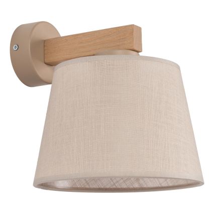 BRILAGI - LED zidna svjetiljka LATTE SABIA 1xE27/15W/230V borovina/bež