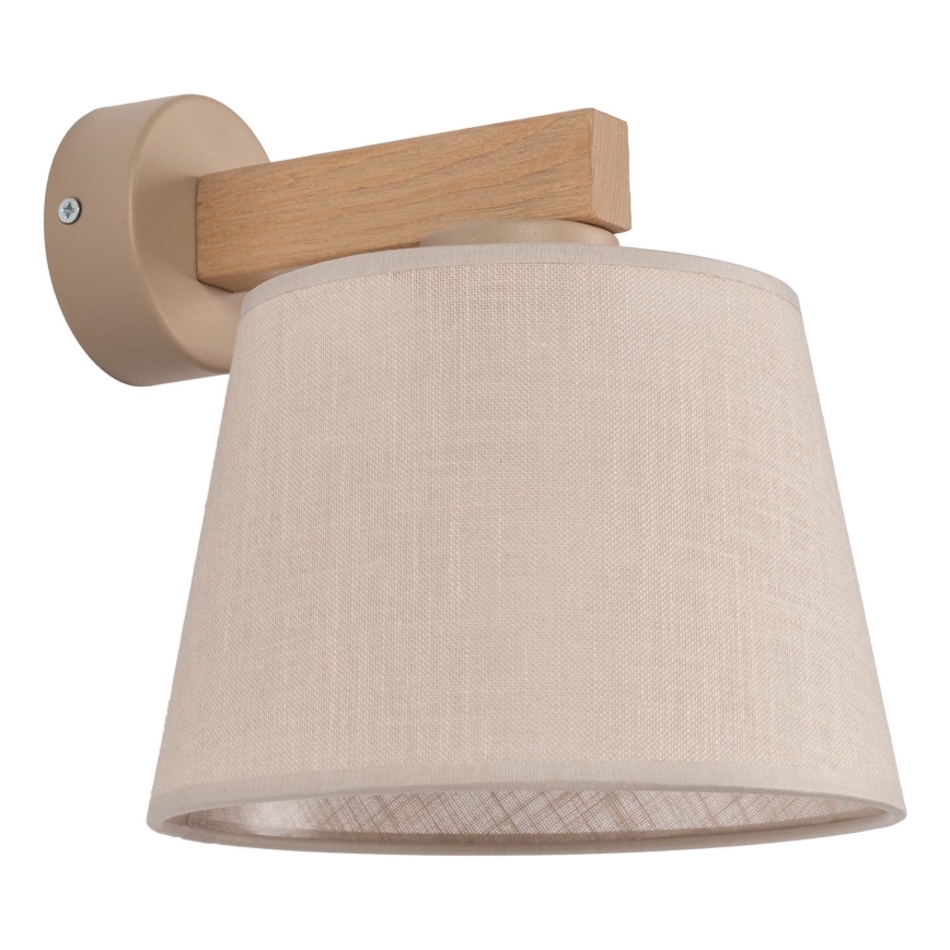 BRILAGI - LED zidna svjetiljka LATTE SABIA 1xE27/15W/230V borovina/bež