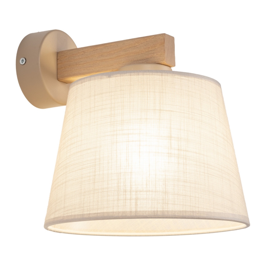 BRILAGI - LED zidna svjetiljka LATTE SABIA 1xE27/15W/230V borovina/bež