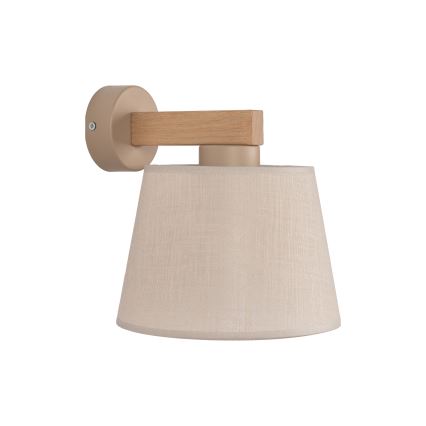 BRILAGI - LED zidna svjetiljka LATTE SABIA 1xE27/15W/230V borovina/bež