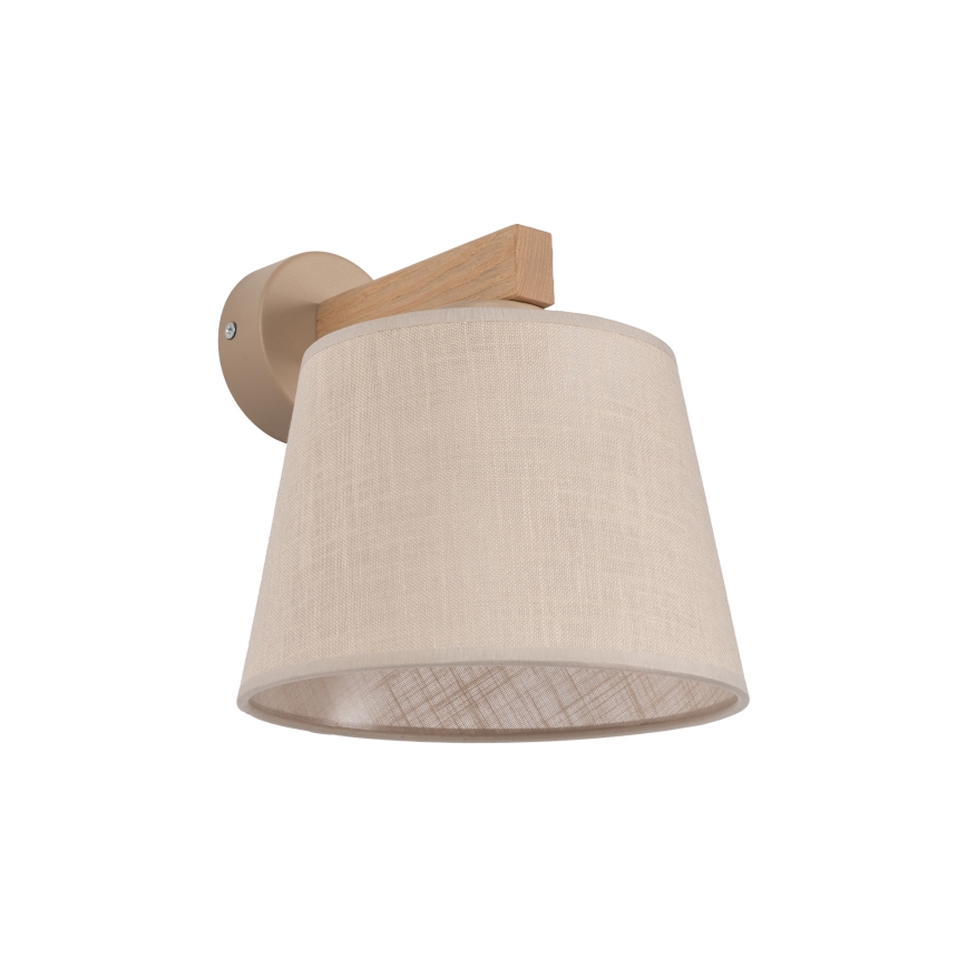 BRILAGI - LED zidna svjetiljka LATTE SABIA 1xE27/15W/230V borovina/bež