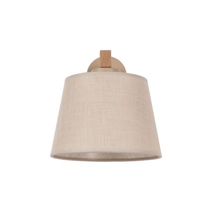 BRILAGI - LED zidna svjetiljka LATTE SABIA 1xE27/15W/230V borovina/bež