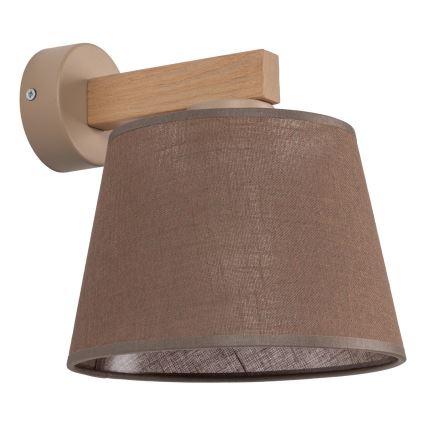BRILAGI - LED Zidna svjetiljka LATTE SABIA 1xE27/15W/230V borovina/smeđa