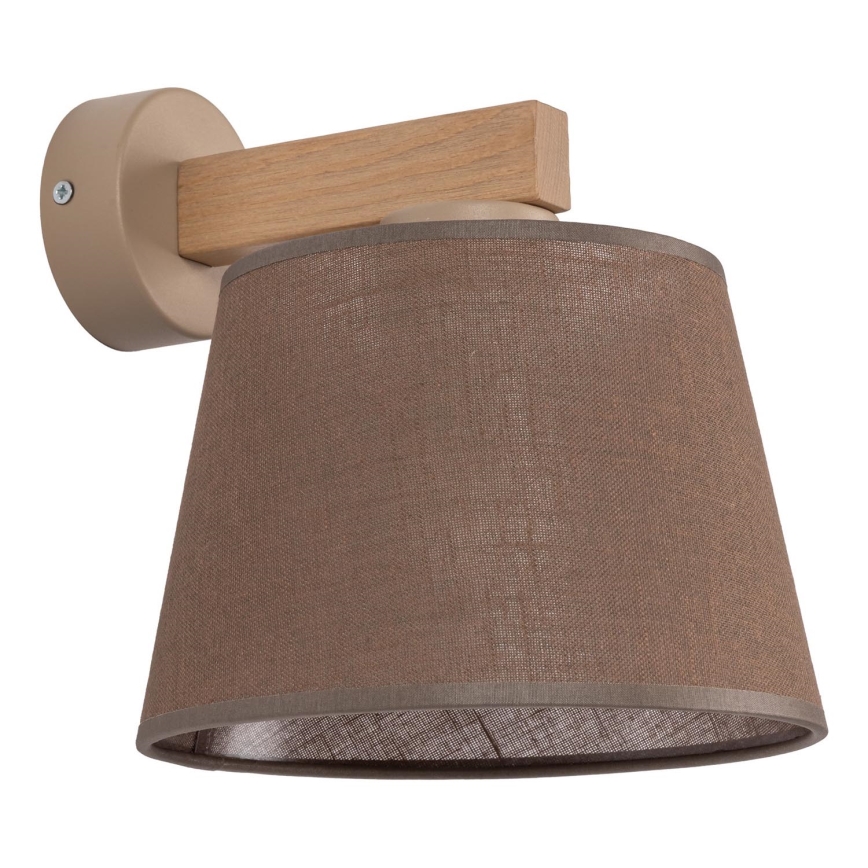 BRILAGI - LED Zidna svjetiljka LATTE SABIA 1xE27/15W/230V borovina/smeđa