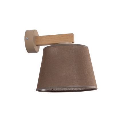 BRILAGI - LED Zidna svjetiljka LATTE SABIA 1xE27/15W/230V borovina/smeđa