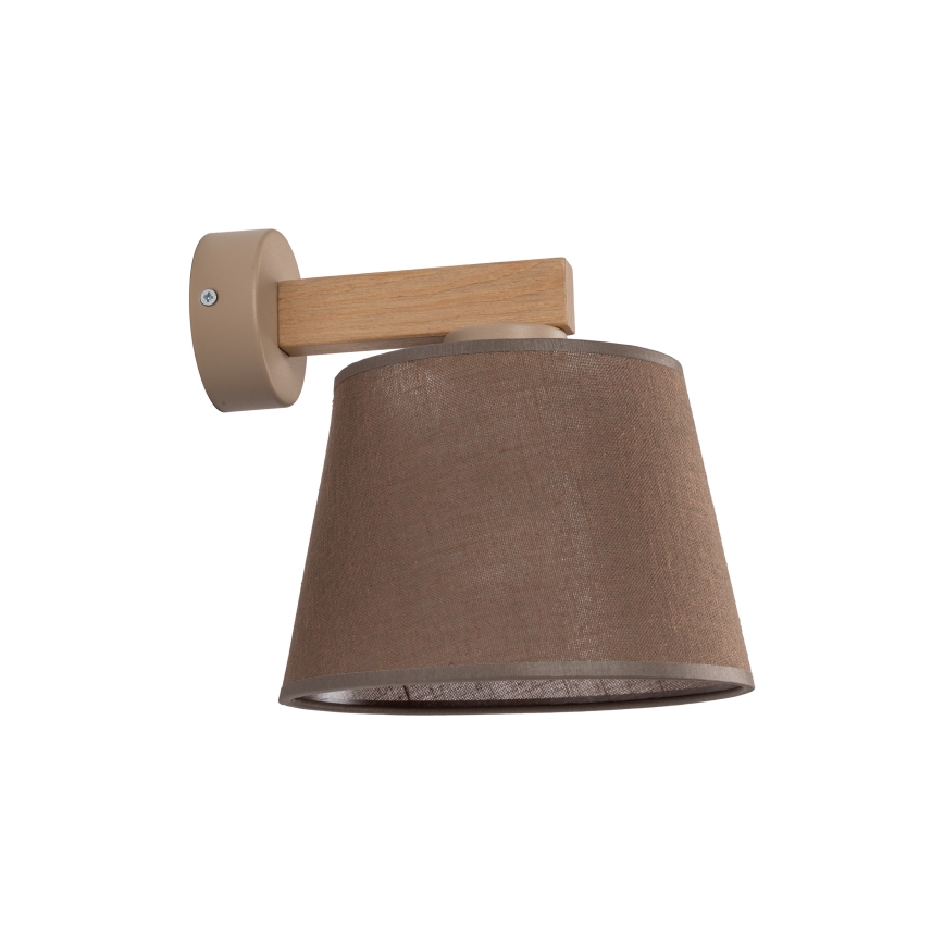 BRILAGI - LED Zidna svjetiljka LATTE SABIA 1xE27/15W/230V borovina/smeđa