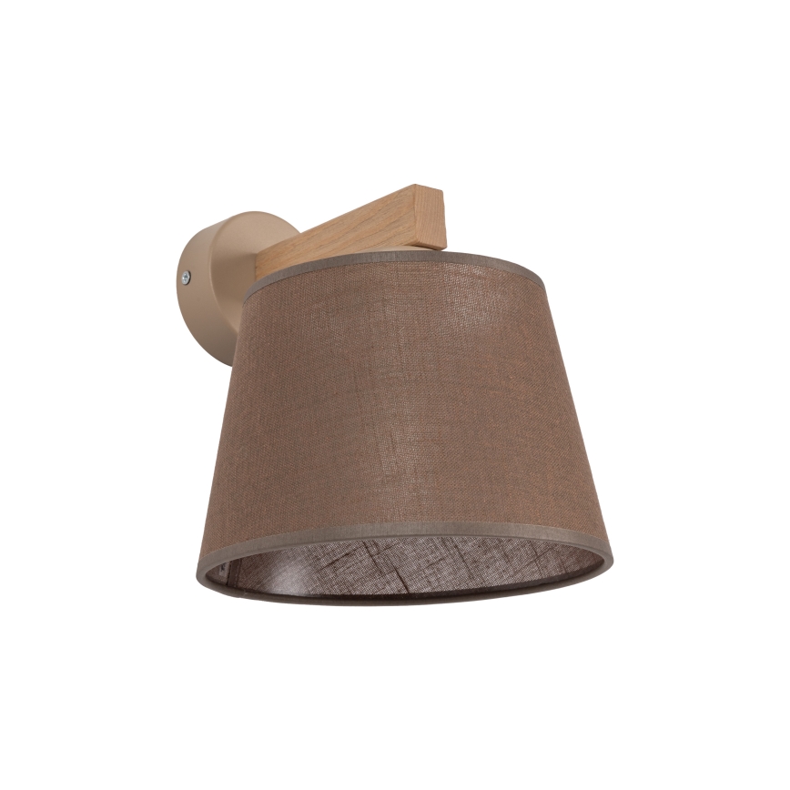 BRILAGI - LED Zidna svjetiljka LATTE SABIA 1xE27/15W/230V borovina/smeđa