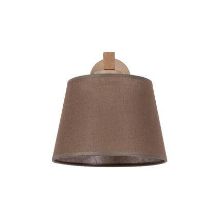 BRILAGI - LED Zidna svjetiljka LATTE SABIA 1xE27/15W/230V borovina/smeđa
