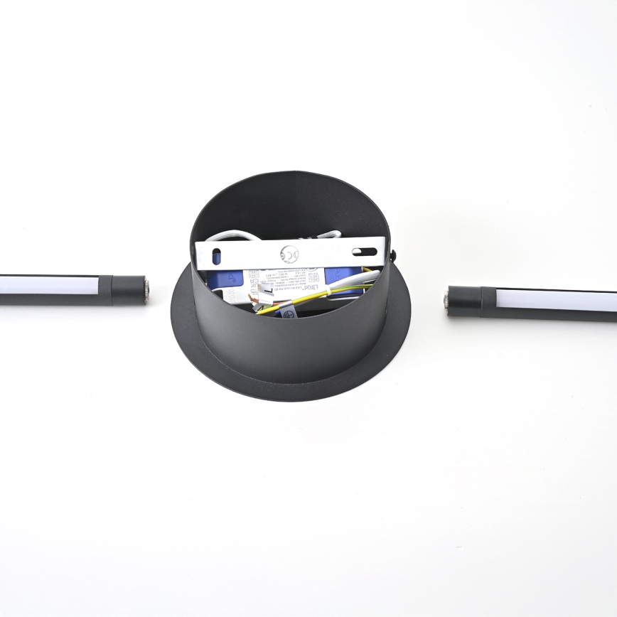 Brilagi - LED Zidna svjetiljka LUGO DUE LED/9W/230V crna
