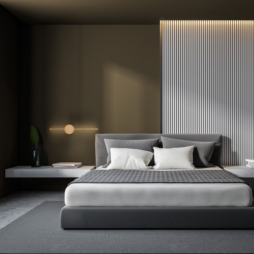 Brilagi - LED Zidna svjetiljka LUGO DUE LED/9W/230V dekor hrasta