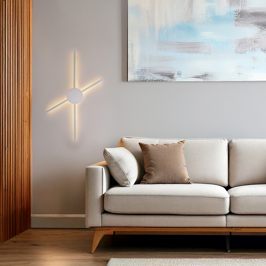 Brilagi - LED Zidna svjetiljka LUGO QUATTRO LED/16W/230V bijela