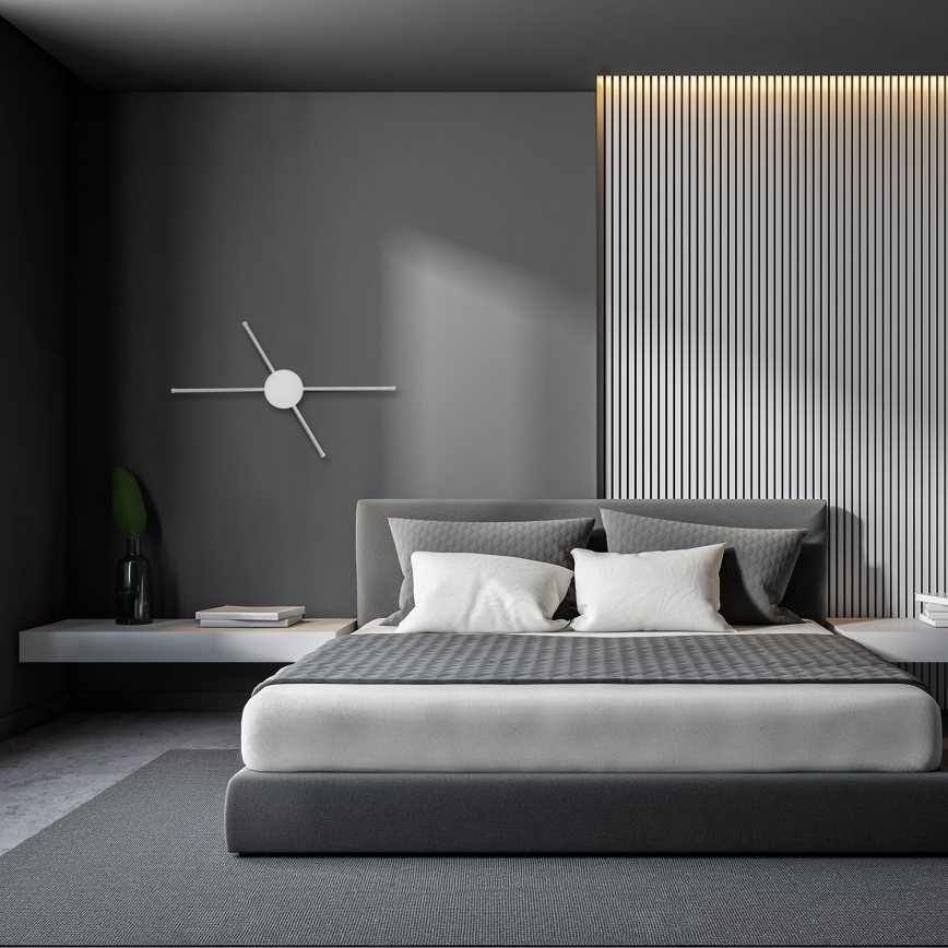 Brilagi - LED Zidna svjetiljka LUGO QUATTRO LED/16W/230V bijela