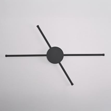 Brilagi - LED Zidna svjetiljka LUGO QUATTRO LED/16W/230V crna