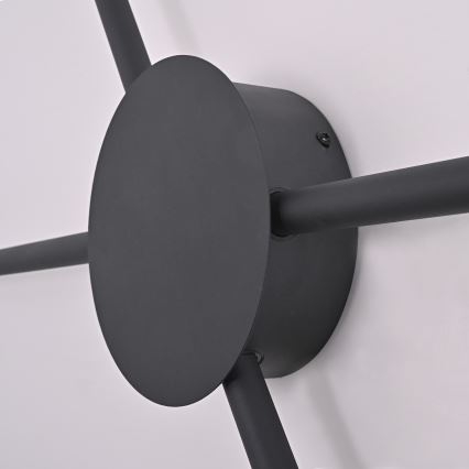 Brilagi - LED Zidna svjetiljka LUGO QUATTRO LED/16W/230V crna