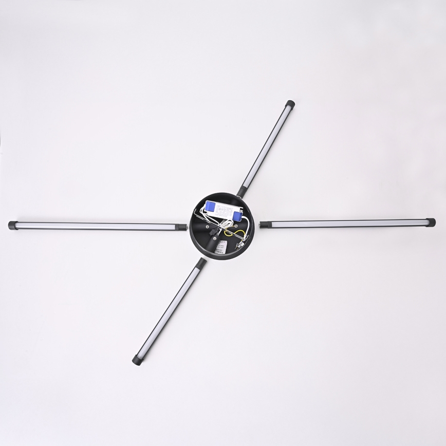 Brilagi - LED Zidna svjetiljka LUGO QUATTRO LED/16W/230V crna