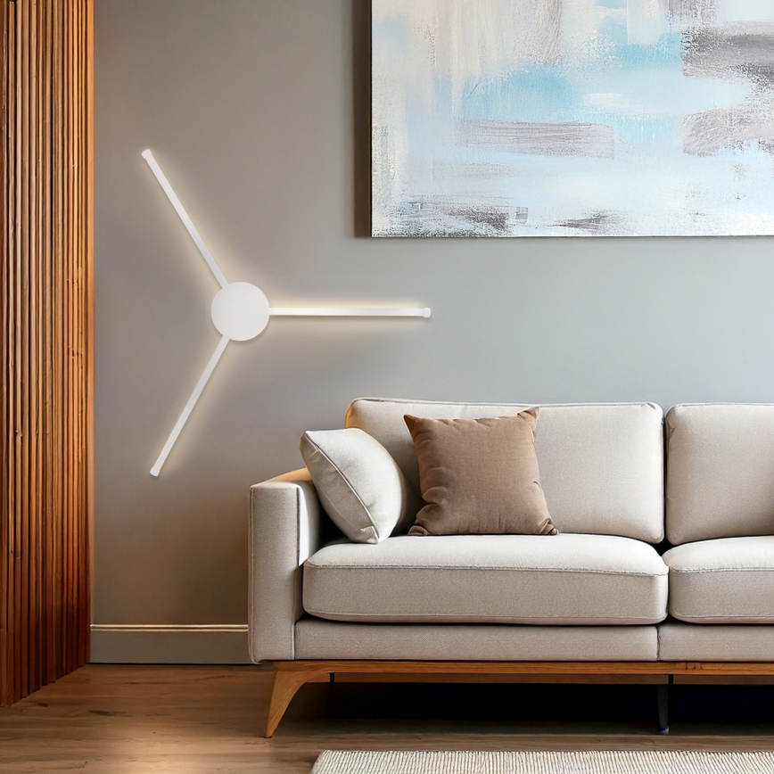 Brilagi - LED Zidna svjetiljka LUGO TRE LED/14W/230V bijela