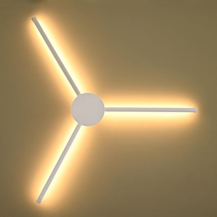 Brilagi - LED Zidna svjetiljka LUGO TRE LED/14W/230V bijela